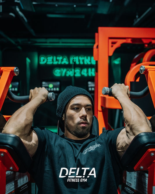 DELTA FITNESS GYM T-SHIRT (BLACK)