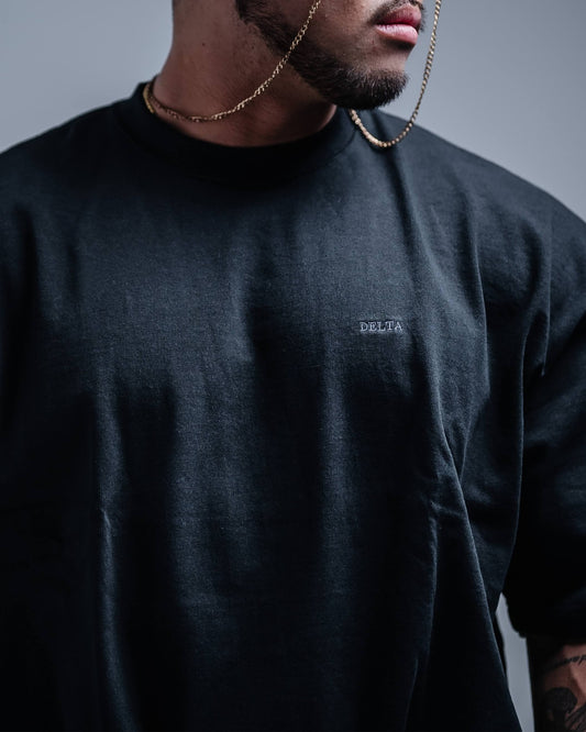 BASIC SUPERHEAVYWEIGHT T-SHIRT (SHORT SLEEVE) BLACK