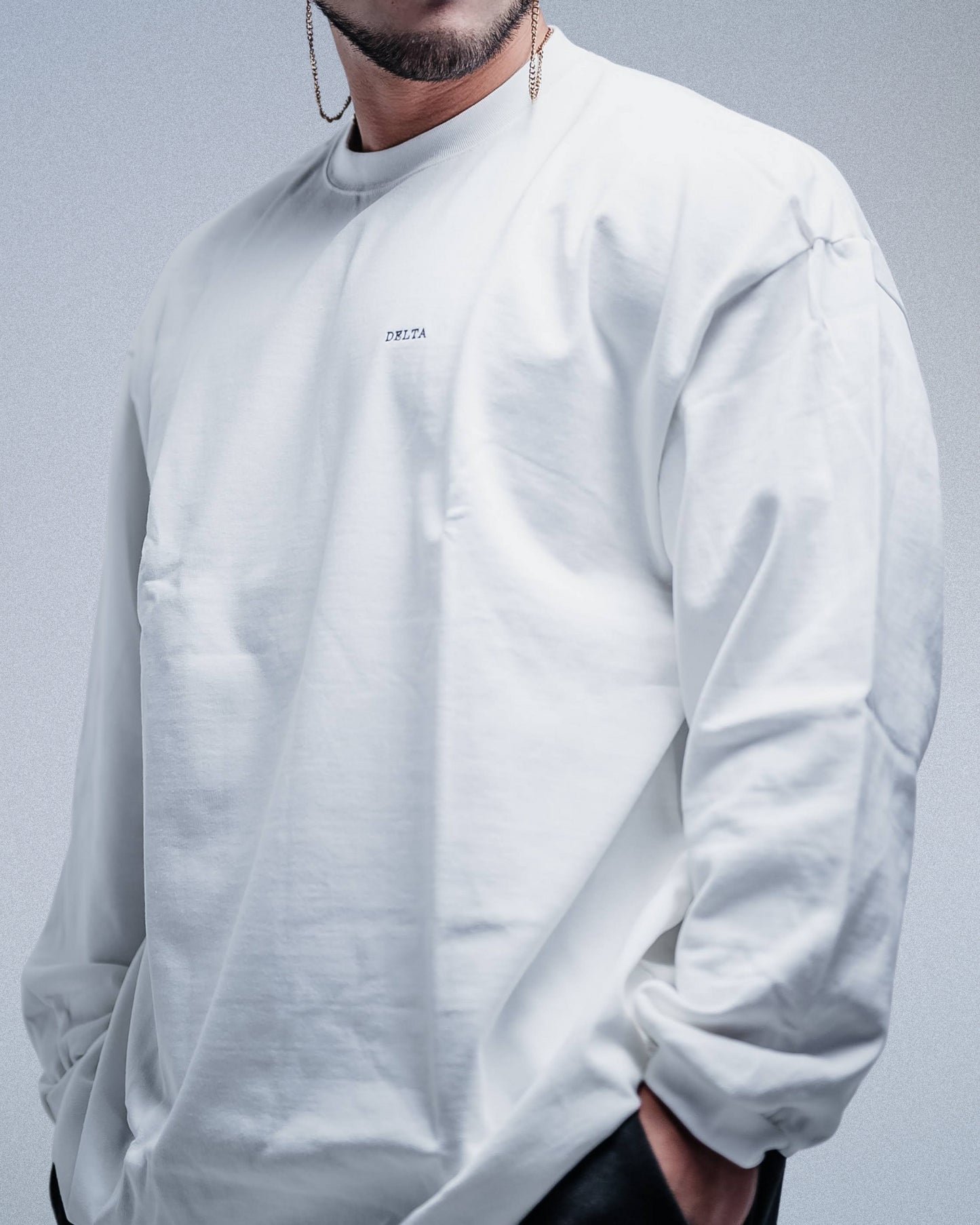 BASIC SUPERHEAVYWEIGHT T-SHIRT (LONGSLEEVE) WHITE