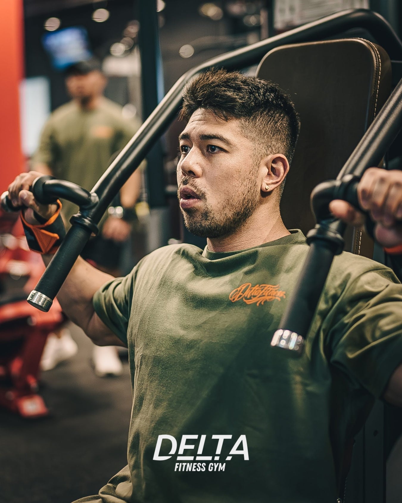 DELTA FITNESS GYM T-SHIRT (BLACK)