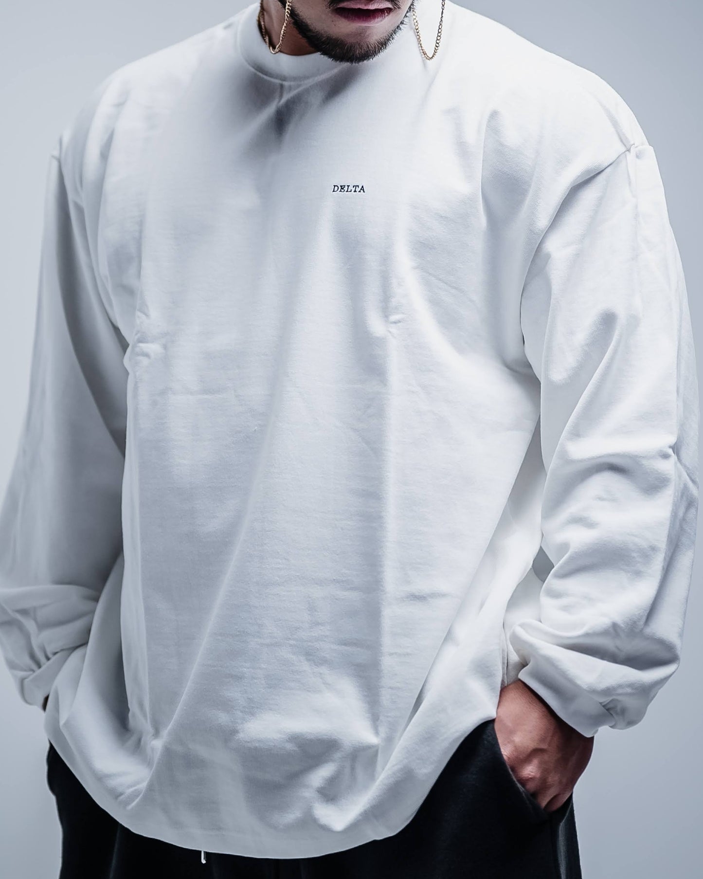 BASIC SUPERHEAVYWEIGHT T-SHIRT (LONGSLEEVE) WHITE
