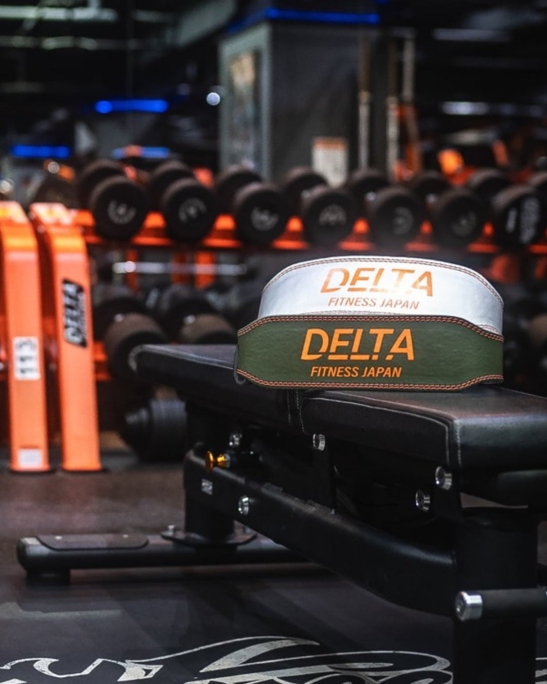 DELTA FITNESS ORIGINAL LEATHER LIFTING BELT V3(ARMY GREEN)