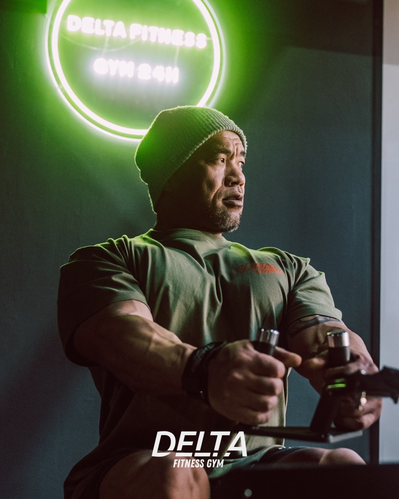 DELTA FITNESS GYM T-SHIRT (BLACK)