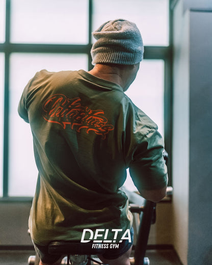 DELTA FITNESS GYM T-SHIRT (BLACK)