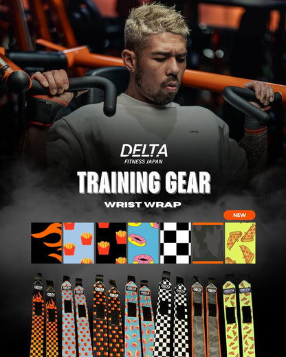 DELTA FITNESS Original Wrist Wraps V3(POTATO(BLACK))
