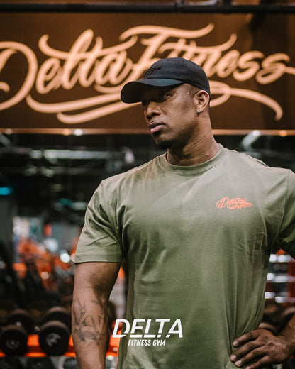 DELTA FITNESS GYM T-SHIRT (BLACK)
