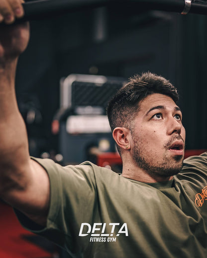 DELTA FITNESS GYM T-SHIRT (BLACK)
