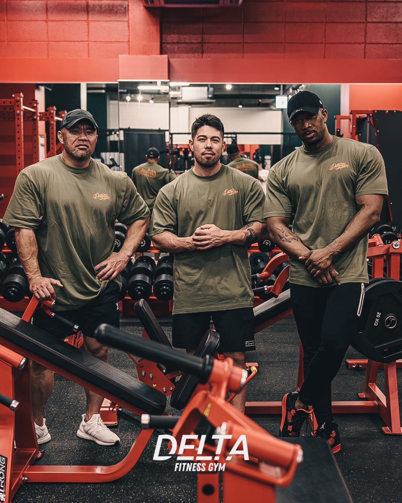 DELTA FITNESS GYM T-SHIRT (BLACK)