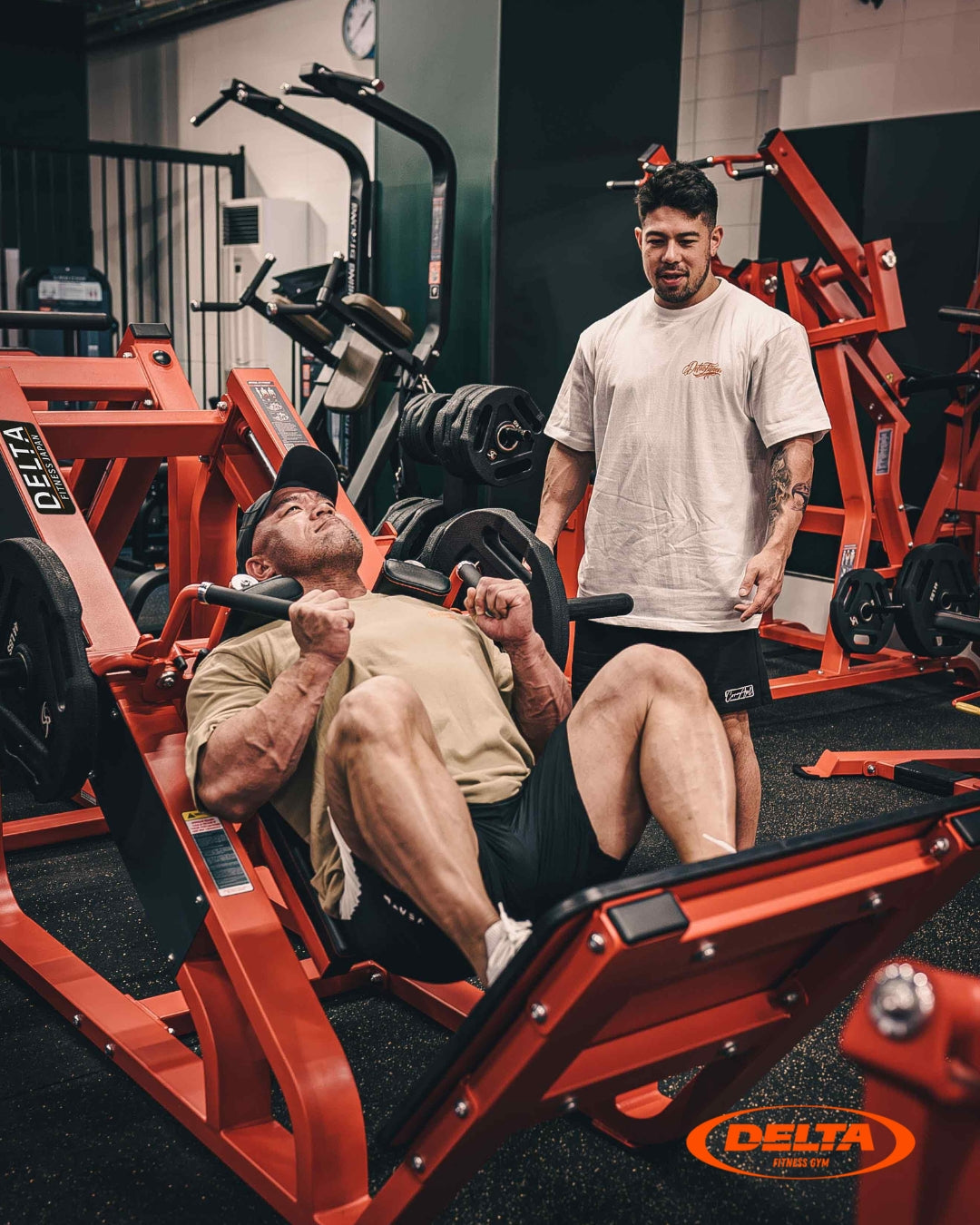 DELTA FITNESS GYM T-SHIRT (BEIGE)