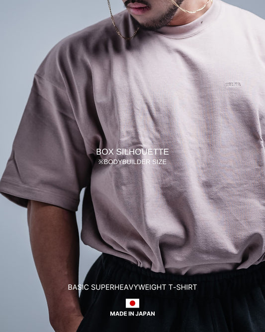 BASIC SUPERHEAVYWEIGHT T-SHIRT (SHORT SLEEVE) BEIGE