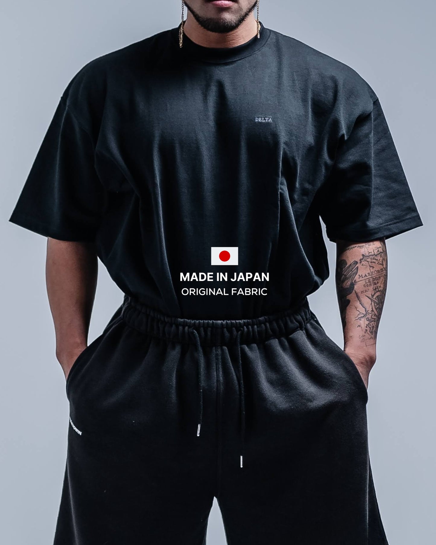BASIC SUPERHEAVYWEIGHT T-SHIRT (SHORT SLEEVE) BLACK