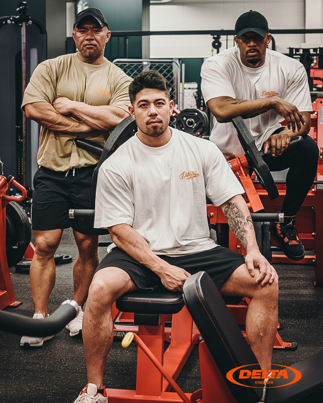 DELTA FITNESS GYM T-SHIRT (BEIGE)