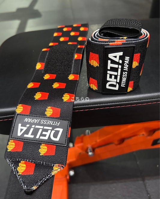 DELTA FITNESS Original Wrist Wraps V3(POTATO(BLACK))