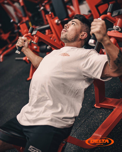 DELTA FITNESS GYM T-SHIRT (BEIGE)