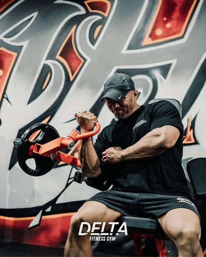 DELTA FITNESS GYM T-SHIRT (BLACK)