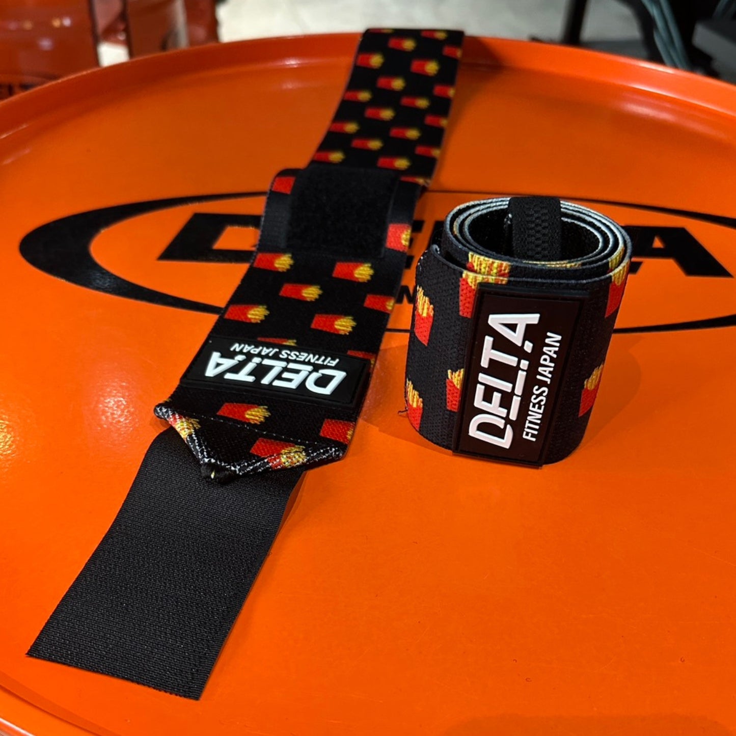 DELTA FITNESS Original Wrist Wraps V3(POTATO(BLACK))